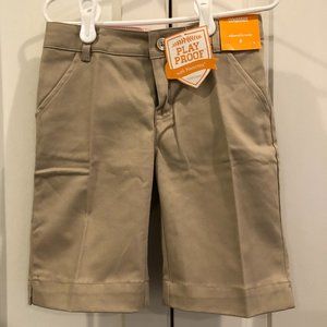 Gymboree Girls Chino Shorts  - Uniform - Sahara